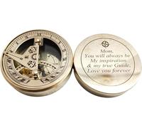 Vintage Compass Shiny Finish Historical Navigation Tool for Collectors Mom, You Will Always be My Inspiration & My True Guide. Love You Forever Handmade Maritime Sundial Navigation Tool
