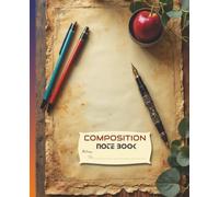 VINTAGE COMPOSITION NOTEBOOK: Classic Lined Journal with Old-World Charm