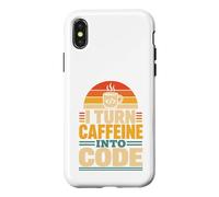 Vintage Computer Science Coding Programmer Case for iPhone X/XS