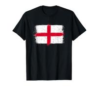 Vintage Cool England Flag Proud English Fans St George's Day Value Graphic T-Shirt