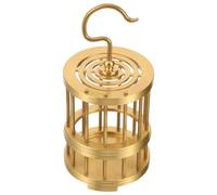 Vintage Copper Bird Cage Ornament Hanging Design for Small Pets