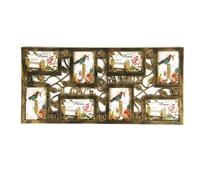 (Vintage Copper) Multi Aperture Photo Picture Frame hold 8-10 Photos Large Photo