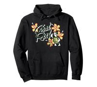 Vintage Coral Reef Dry Tortugas Turtle Island Pullover Hoodie