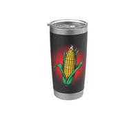 Vintage Corn On The Cob Retro Farm Maize Stainless Steel Insulated Tumbler