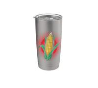 Vintage Corn On The Cob Retro Farm Maize Stainless Steel Insulated Tumbler