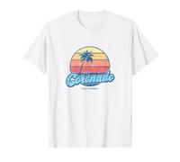 Vintage Coronado California CA Classic 70s Retro Surfer T-Shirt