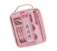 Vintage Cosmetic Company Blow Out Kit 13 Piece Hair Styling Set | 13 Piece Hair Styling Set with Wide Tooth Comb, Pin Tail Comb, Sectioning Clips, Hair Rollers and Travel Case. Complete Kit.