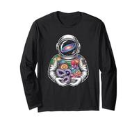 Vintage Cosmic Mineralogy and Radiant Rockhound Explorer Long Sleeve T-Shirt