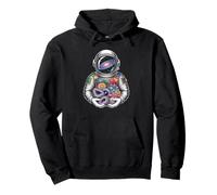 Vintage cosmic mineralogy and radiant rockhound explorer Pullover Hoodie