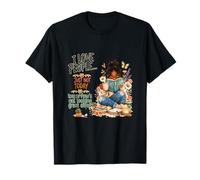 Vintage Cottage core Introvert African American Book Lover T-Shirt