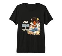 Vintage Cottage core Introvert Book Lover African American Premium T-Shirt