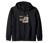 Vintage cottage core introvert book lover African American Zip Hoodie