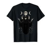 Vintage Cottagecore Aesthetic Witches Werewolves Moon Witchy T-Shirt