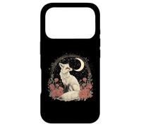 Vintage Cottagecore Fox Floral Crescent Moon Case for iPhone 17 Pro