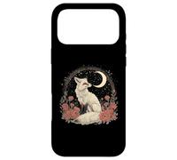 Vintage Cottagecore Fox Floral Crescent Moon Case for iPhone 17 Pro Max