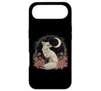 Vintage Cottagecore Fox Floral Crescent Moon Case for iPhone Air