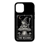 Vintage Cottagecore The Wizard Frog Tarot Card Dark Academia Case for iPhone 12/12 Pro