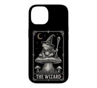 Vintage Cottagecore The Wizard Frog Tarot Card Dark Academia Case for iPhone 14