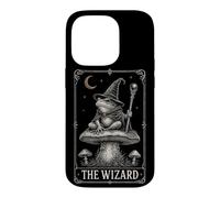 Vintage Cottagecore The Wizard Frog Tarot Card Dark Academia Case for iPhone 14 Pro