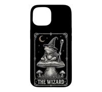 Vintage Cottagecore The Wizard Frog Tarot Card Dark Academia Case for iPhone 15