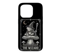Vintage Cottagecore The Wizard Frog Tarot Card Dark Academia Case for iPhone 15 Pro