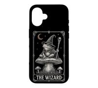 Vintage Cottagecore The Wizard Frog Tarot Card Dark Academia Case for iPhone 16