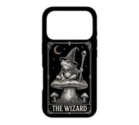 Vintage Cottagecore The Wizard Frog Tarot Card Dark Academia Case for iPhone 17 Pro