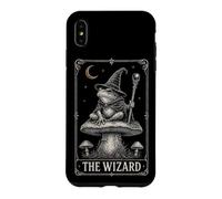 Vintage Cottagecore The Wizard Frog Tarot Card Dark Academia Case for iPhone XS Max
