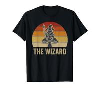Vintage Cottagecore Wizard Frog Tarot Card Dark Academia Value Graphic T-Shirt, Men, Black, S