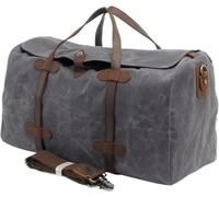 Vintage Cotton Canvas Leather Travel Duffle Bags Large Capacity Weekend Bag Overnight Bag Men Hand Luggage Big(3)