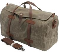 Vintage Cotton Canvas Leather Travel Duffle Bags Large Capacity Weekend Bag Overnight Bag Men Hand Luggage Big(1)