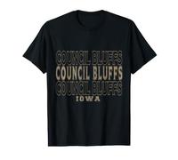 Vintage Council Bluffs Iowa Value Graphic T-Shirt