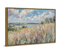 Vintage Country Framed Wall Art Nature Pastoral Canvas Prints Farmhouse Kitchen Wall Decor Classical Floral Painting Classical Victorian Aesthetic Poster Artwork Office Hallway Home Decorations 24x36"