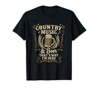Vintage Country Music and Beer That's Why I'm Here Legends T-Shirt