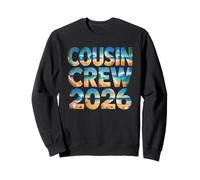 Vintage COUSIN CREW 2026 Camp Vacation Trip Cruise Travel Sweatshirt