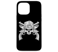 Vintage Cowboy Skull & Pistols Western Country Design Case for iPhone 13 Pro Max