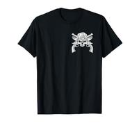 Vintage Cowboy Skull & Pistols Western Country Design T-Shirt
