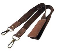 vintage crafts Leather Adjustable Padded Shoulder Strap for Laptop Camera Duffle Bags