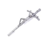Vintage Crucifix Pendant Necklace for Men and Women - Religious Catholic Jewelry Gift for Birthday, Christmas, Anniversary