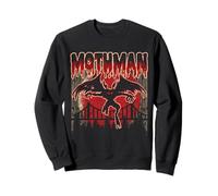 Vintage Cryptid Red Mothman Folklore Sweatshirt
