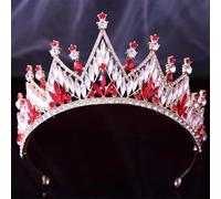Vintage Crystal Bridal Tiaras Crowns Rhinestone Diadem Women Headpieces Wedding Hair Accessories Jewelry J
