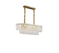 Vintage Crystal Chandelier French Lig Luxury Pastoral Living Room Atmospheric Villa Hall net red Bedroom Glass Restaurant lamp