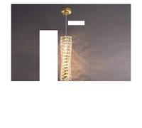 Vintage Crystal chandelier Modern K9 LED Chandeliers for Bedroom Bedside Living Room Kitchen Dining Luxury Indoor Lighting Decoration Lamp (Color : Gold 45cm, Size 3000K 4000K 6000