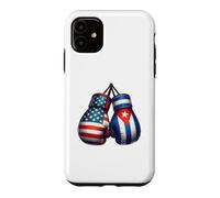 Vintage Cuba Boxing Gloves American USA Cuban Flag Boxer Case for iPhone 11