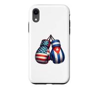 Vintage Cuba Boxing Gloves American USA Cuban Flag Boxer Case for iPhone XR