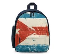 Vintage Cuba Flag Cute Mini Backpack for Women Men Lightweight Shopping Travel Daypack 12.6 In Small Bag
