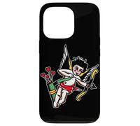 Vintage Cupid American Traditional Tattoo Flash Case for iPhone 13 Pro