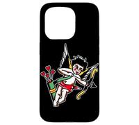 Vintage Cupid American Traditional Tattoo Flash Case for iPhone 15 Pro