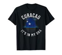 Vintage Curacao Flag - It Is In My DNA - Curacaoan Gift T-Shirt