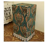 Vintage Customizable Safe Dust Cover, Hidden Safe Lock Box Covers Protective with Cut-out Lace Trim, Anti-Scratch Box Cover for Home Gym Set/Audio Racks(Style 4,28x28x40"/70x70x100cm)